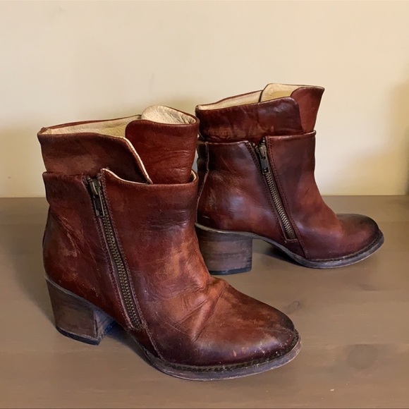 Freebird by Steven “Che” Cognac Brown Handcrafted Leather Boots - Women’s Size 6 - Picture 4 of 10